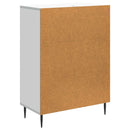 Sideboard med skuffe Hvid 66 x 34,5 x 89,5 cm Konstrueret træ