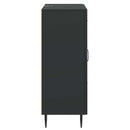 Sideboard med skuffe Sort 66 x 34,5 x 89,5 cm Konstrueret træ