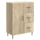 Sideboard Sonoma-eg 66 x 34,5 x 89,5 cm Konstrueret træ