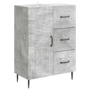 Sideboard Betongrå 66 x 34,5 x 89,5 cm Konstrueret træ