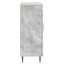 Sideboard Betongrå 66 x 34,5 x 89,5 cm Konstrueret træ