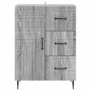 Sideboard Grå sonoma-eg 66 x 34,5 x 89,5 cm Konstrueret træ