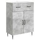 Sideboard Betongrå 66 x 34,5 x 89,5 cm Konstrueret træ