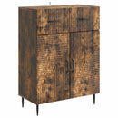 Sideboard Røget eg 66 x 34,5 x 89,5 cm Konstrueret træ