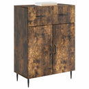 Sideboard Røget eg 66 x 34,5 x 89,5 cm Konstrueret træ