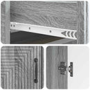 Sideboard Grå sonoma-eg 66 x 34,5 x 89,5 cm Konstrueret træ