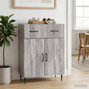 Sideboard Grå sonoma-eg 66 x 34,5 x 89,5 cm Konstrueret træ