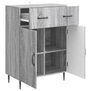Sideboard Grå sonoma-eg 66 x 34,5 x 89,5 cm Konstrueret træ