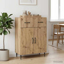 Sideboard Artisan-eg 66 x 34,5 x 89,5 cm Konstrueret træ