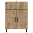 Sideboard Artisan-eg 66 x 34,5 x 89,5 cm Konstrueret træ
