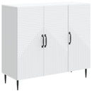 Sideboard Hvid 89 x 34,5 x 80 cm Konstrueret træ