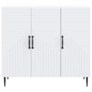 Sideboard Hvid 89 x 34,5 x 80 cm Konstrueret træ