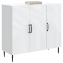 Sideboard Hvid 89 x 34,5 x 80 cm Konstrueret træ