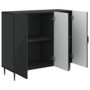 Sideboard Sort 89 x 34,5 x 80 cm Konstrueret træ