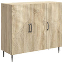Sideboard Sonoma-eg 89 x 34,5 x 80 cm Konstrueret træ