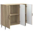 Sideboard Sonoma-eg 89 x 34,5 x 80 cm Konstrueret træ