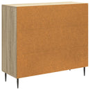 Sideboard Sonoma-eg 89 x 34,5 x 80 cm Konstrueret træ