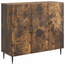Sideboard Røget eg 89 x 34,5 x 80 cm Konstrueret træ