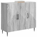 Sideboard Grå sonoma-eg 89 x 34,5 x 80 cm Konstrueret træ