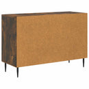 Sideboard med skuffe Røget eg 89 x 34,5 x 60 cm Konstrueret træ