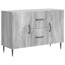 Sideboard Grå sonoma-eg 89 x 34,5 x 60 cm Konstrueret træ
