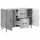 Sideboard Grå sonoma-eg 89 x 34,5 x 60 cm Konstrueret træ