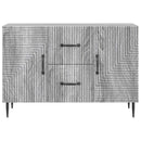Sideboard Grå sonoma-eg 89 x 34,5 x 60 cm Konstrueret træ