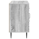 Sideboard Grå sonoma-eg 89 x 34,5 x 60 cm Konstrueret træ