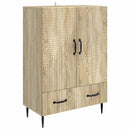 Sideboard Sonoma-eg 66 x 34,5 x 95 cm Konstrueret træ