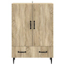 Sideboard Sonoma-eg 66 x 34,5 x 95 cm Konstrueret træ