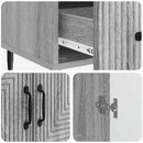 Sideboard Grå sonoma-eg 66 x 34,5 x 95 cm Konstrueret træ