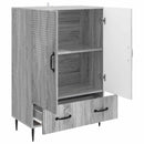 Sideboard Grå sonoma-eg 66 x 34,5 x 95 cm Konstrueret træ