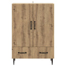 Sideboard Artisan-eg 66 x 34,5 x 95 cm Konstrueret træ