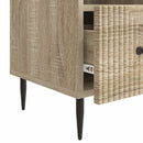TV-skab med skuffe Sonoma-eg 102 x 34,5 x 50 cm Konstrueret træ