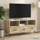 TV-skab med skuffe Sonoma-eg 102 x 34,5 x 50 cm Konstrueret træ