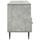 TV-skab med skuffe Betongrå 102 x 34,5 x 50 cm Konstrueret træ