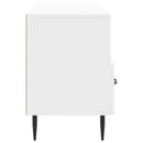 TV-skab Hvid højglans 102 x 34,5 x 50 cm Konstrueret træ