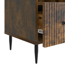 TV-skab med skuffe Røget eg 102 x 34,5 x 50 cm Konstrueret træ
