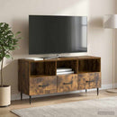 TV-skab med skuffe Røget eg 102 x 34,5 x 50 cm Konstrueret træ