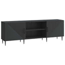 TV-skab Sort 150 x 31 x 50 cm Konstrueret træ