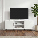 TV-skab Hvid højglans 150 x 31 x 50 cm Konstrueret træ