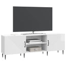 TV-skab Hvid højglans 150 x 31 x 50 cm Konstrueret træ