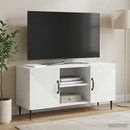 TV-skab Hvid 102 x 34,5 x 50 cm Konstrueret træ