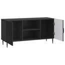 TV-skab Sort 102 x 34,5 x 50 cm Konstrueret træ