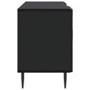 TV-skab Sort 102 x 34,5 x 50 cm Konstrueret træ