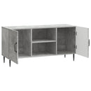 TV-skab Betongrå 102 x 34,5 x 50 cm Konstrueret træ