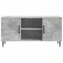 TV-skab Betongrå 102 x 34,5 x 50 cm Konstrueret træ