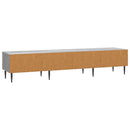 TV-skab Grå sonoma-eg 147 x 34,5 x 30 cm Konstrueret træ