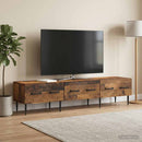 TV-skab Gammelt træ 147 x 34,5 x 30 cm Konstrueret træ