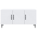 TV-skab Hvid 99 x 34,5 x 50 cm Konstrueret træ